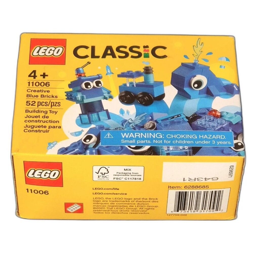 LEGO Classic Creative Blue Bricks - NIB